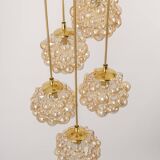 Grand cascading bubble glass chandelier Limburg, Germany, 1970s.