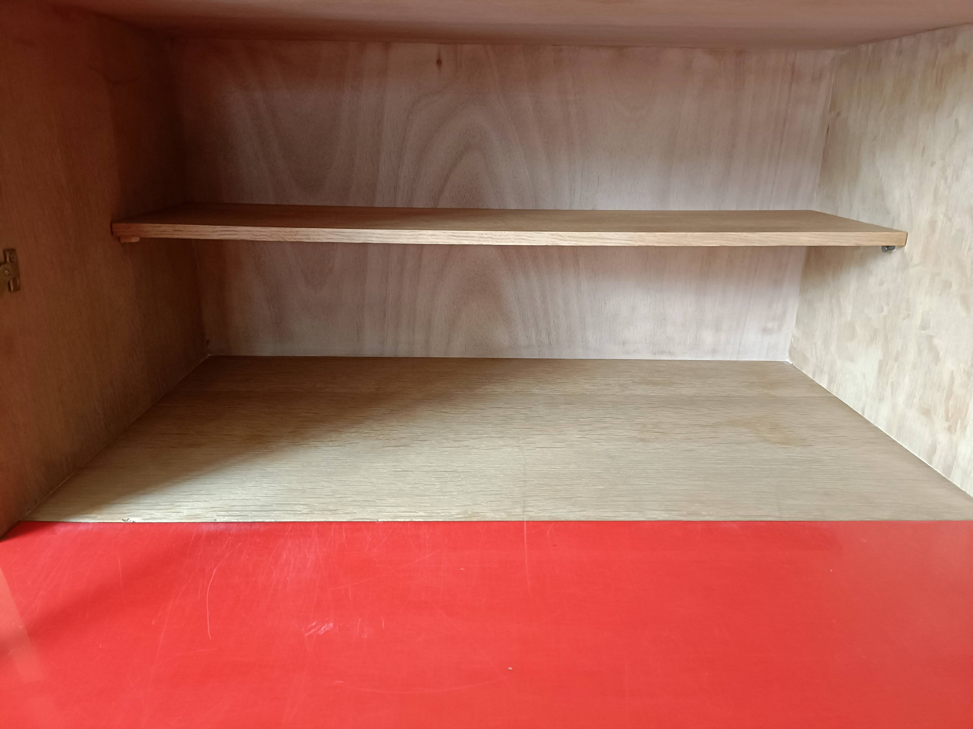 Vintage secretary with compass feet renovated