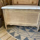 Very nice vintage heart toy chest in L. Ashley removable style.