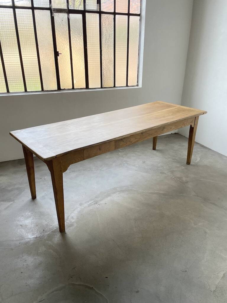 Oak farm table 220 cm