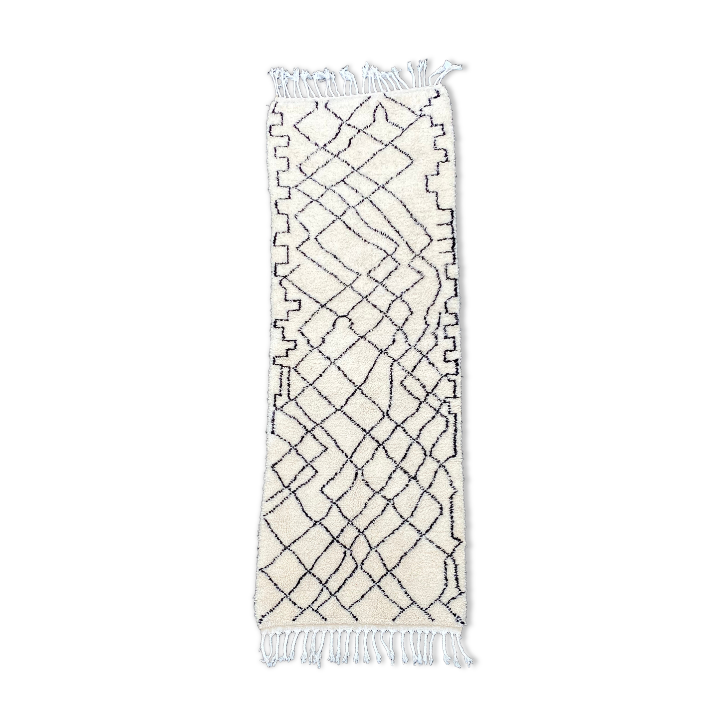 Carpet berbère corridor beni ouarain 100x320 cm