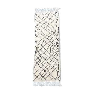 Carpet berbère corridor beni ouarain 100x320 cm