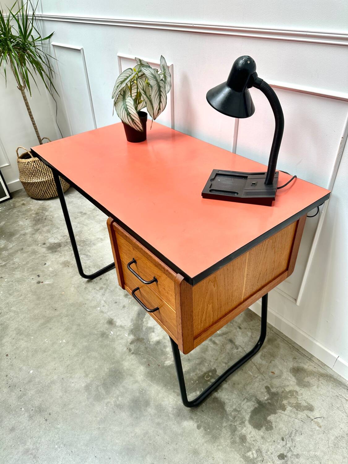 Vintage tubular desk