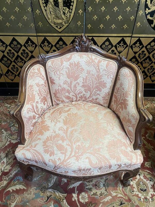 Pair of Louis XV armchairs - Rocailles