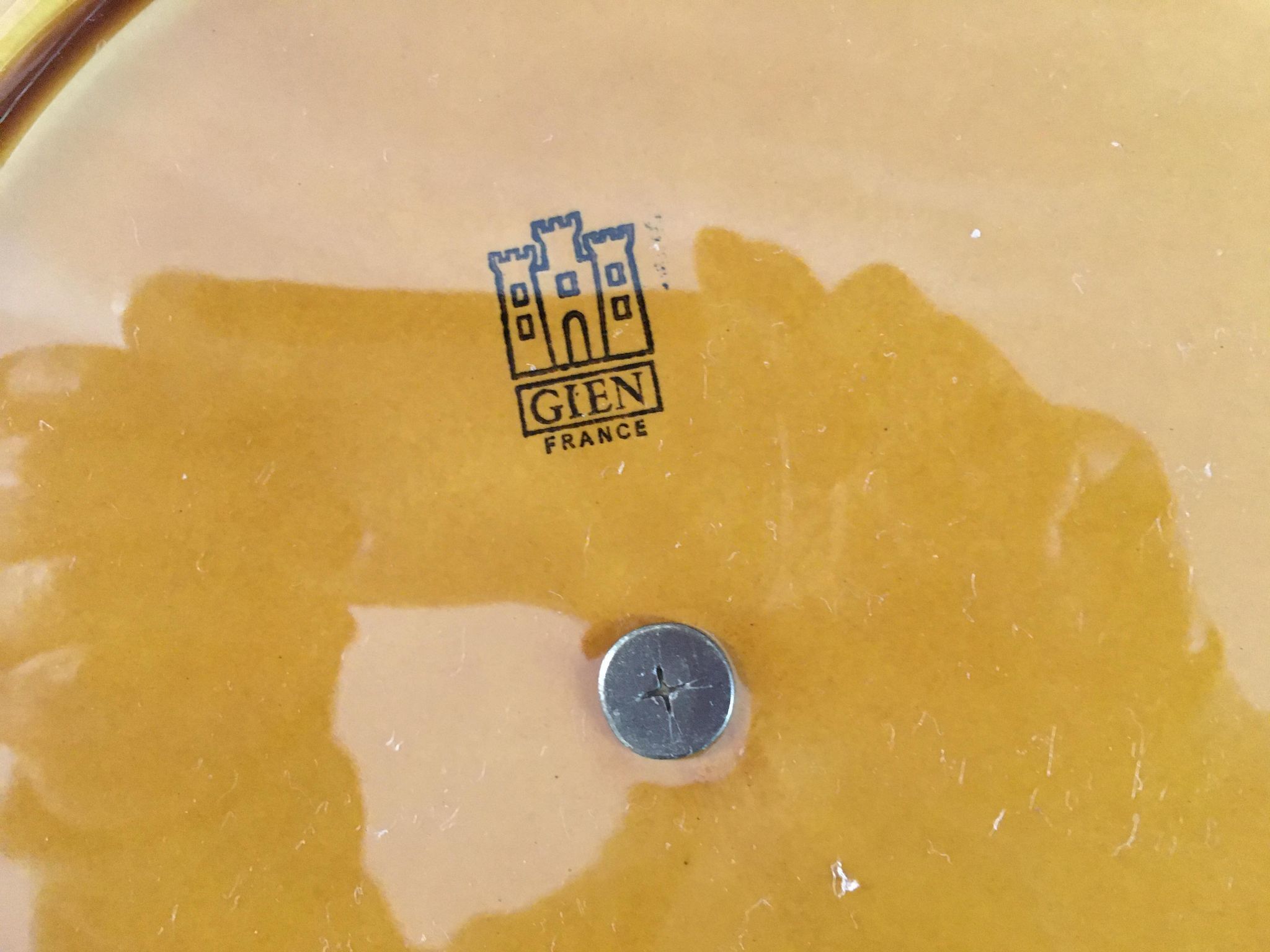 Gien vintage cheese platter