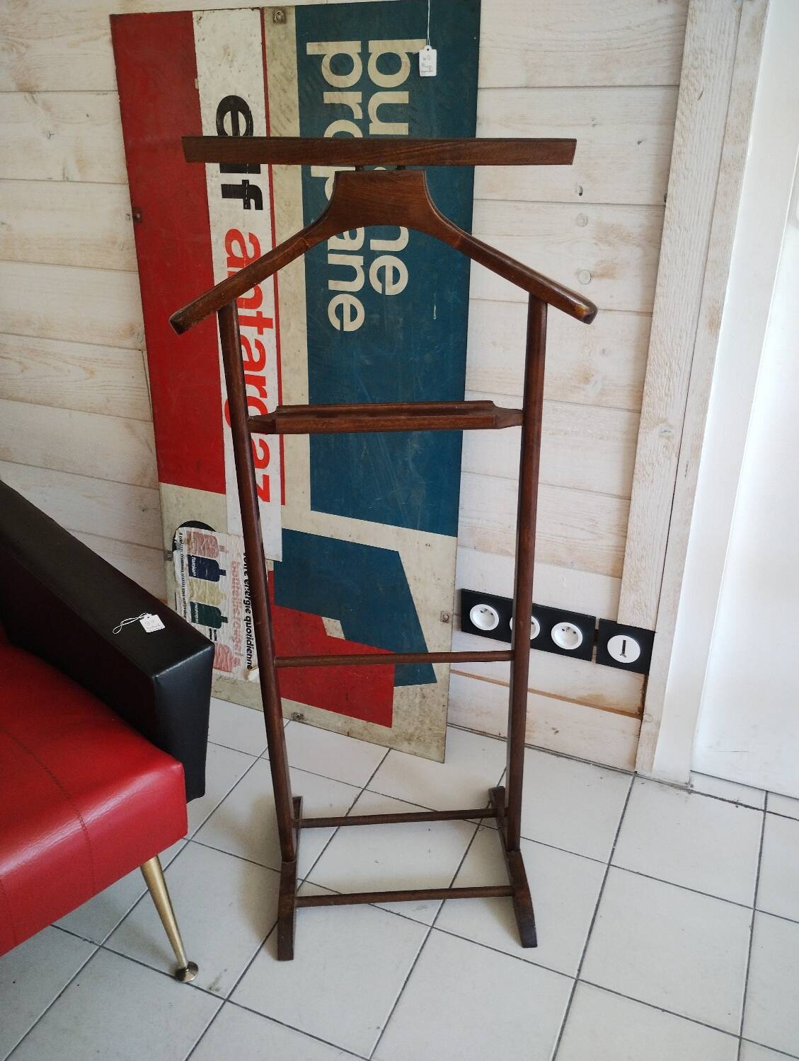 Solid wood valet, 1950