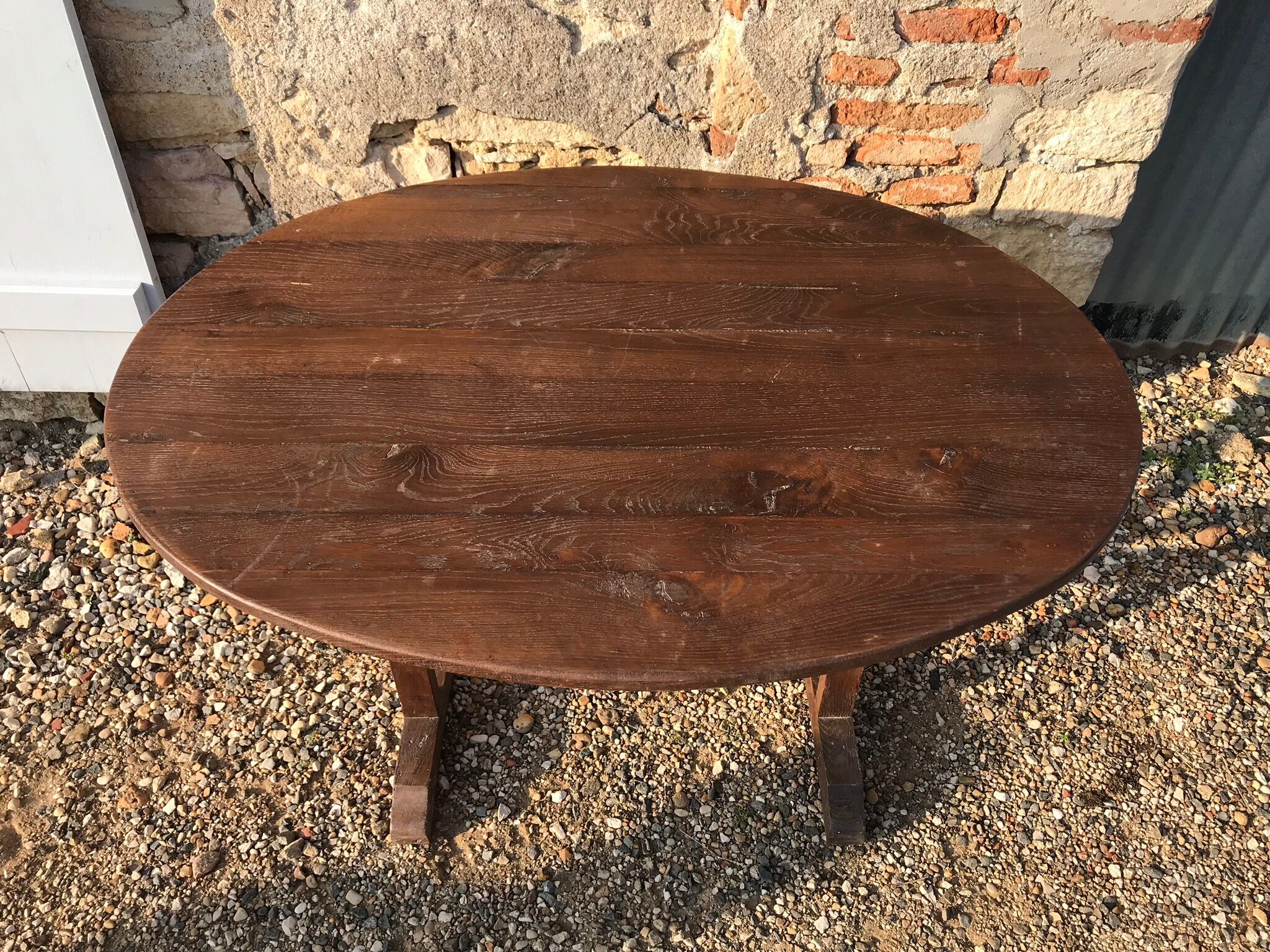 Vintner oak table
