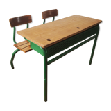Vintage schoolboy double desk