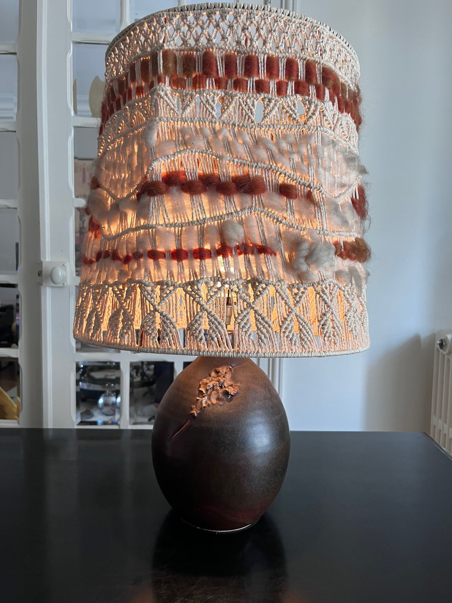 Lampe en céramique 1970