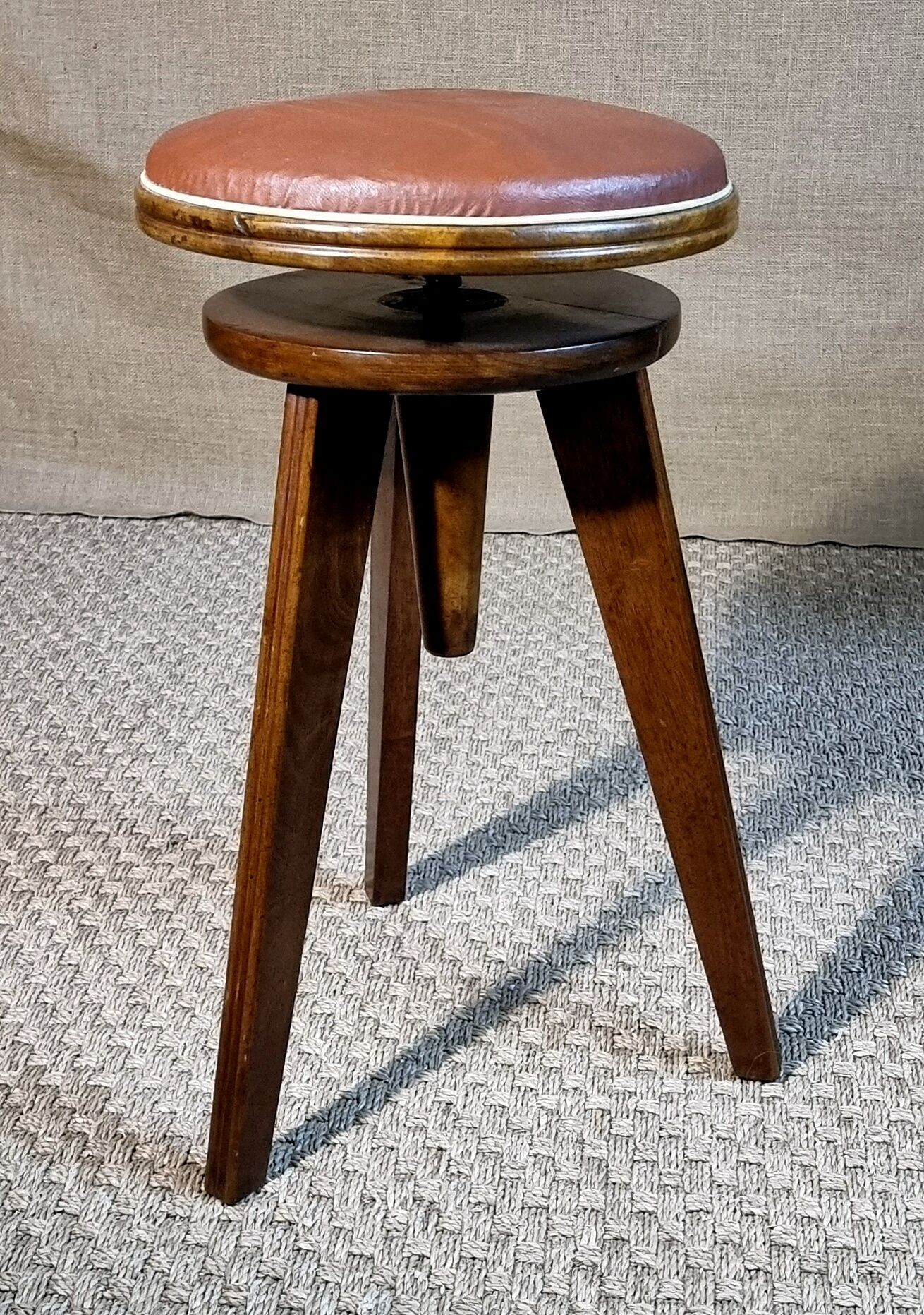 Piano stool tripod 60s