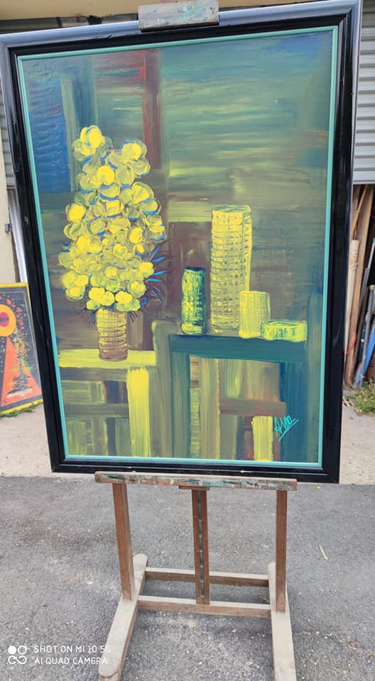 Abstract still life painting