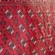 Nice big vintage carpet Bokhara handmade 200x282 cm