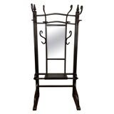 Curved wooden coat rack no. 1082 by J&J Kohn