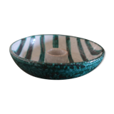 Italian glazed ceramic candle holder Baldelli 1950s 1960s