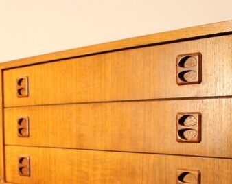 Vintage Scandinavian teak sideboard from the 50s, 60s, 70s