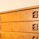 Vintage Scandinavian teak sideboard from the 50s, 60s, 70s
