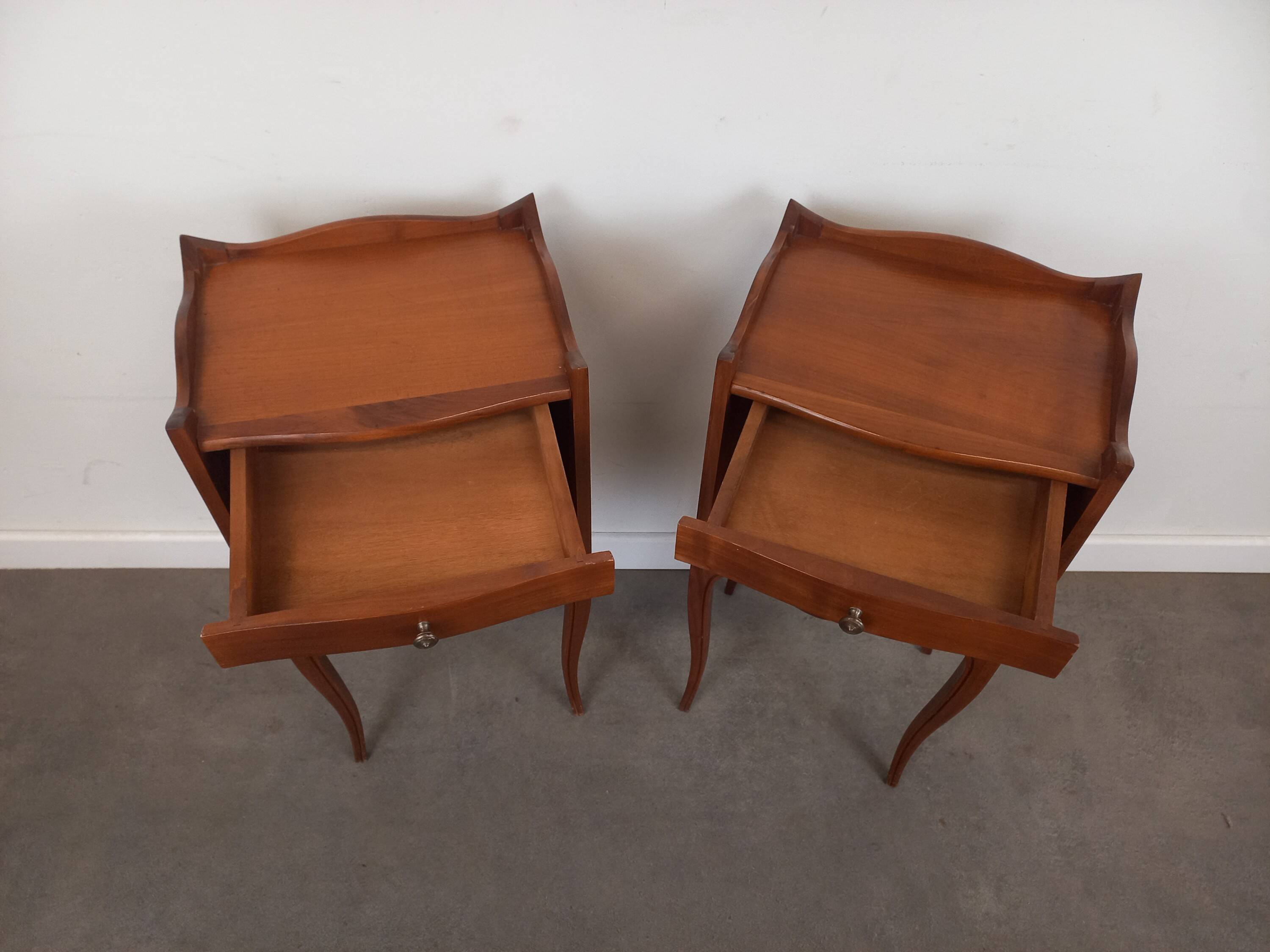 Pair of Louis XV style bedside tables