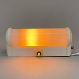 Bakelite and Milk Glass Wall Lamp, Czechoslovakia, 1950's