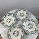 Terre de fer gien 1875 collection bouquet de roses - creuse lot de 4