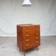 Walnut tallboy chest of drawers