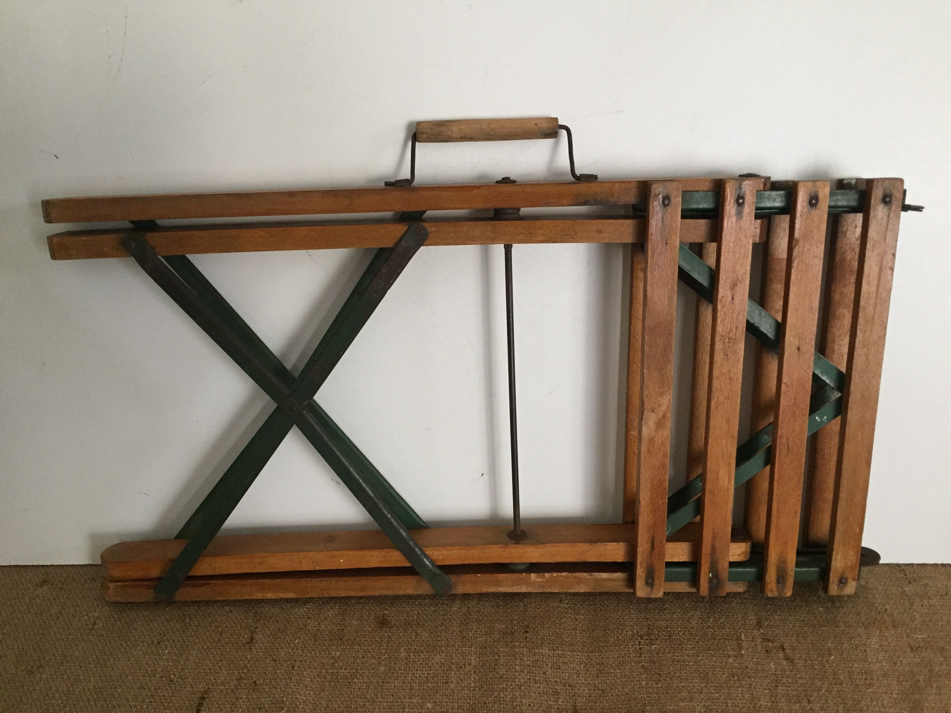 Painter's tab, wood and metal, Eureka