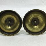 Pair of bronze candlesticks