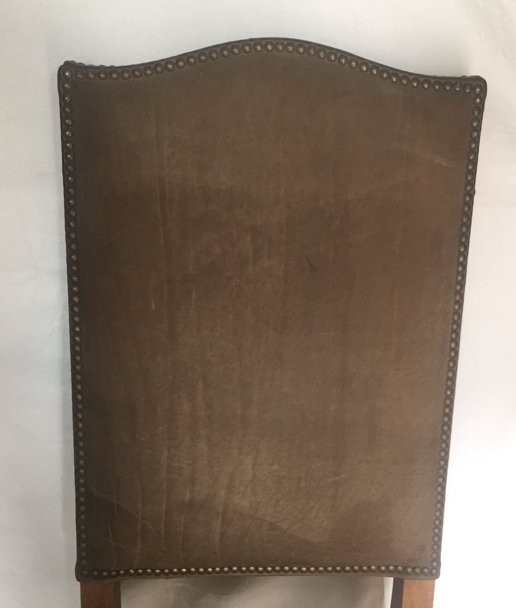 Returned leather chair