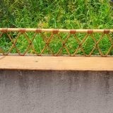 Rattan wall shelf 60s