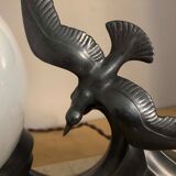 Art Deco Bird Nightlight, Marble, Regular and Opaline