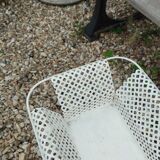 Antique vintage wrought iron planter