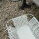 Antique vintage wrought iron planter