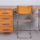 Bauhaus Oak Writing Desk attributed to Jindřich Halabala for Up Závody, 1930s