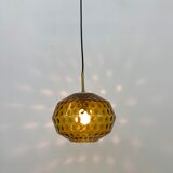 Limburg Glashutte glass hanging lamp , 1970