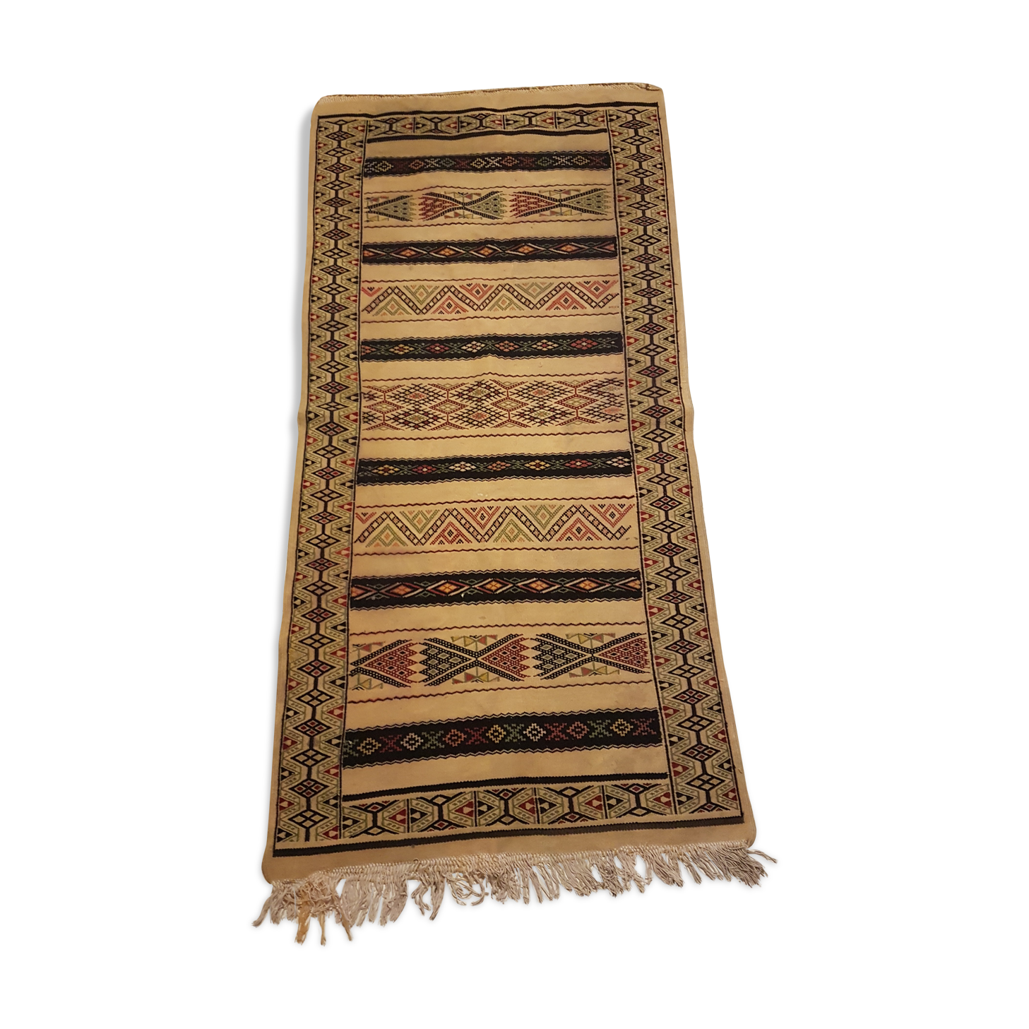 Berber kilim carpet 98x197cm 100% wool