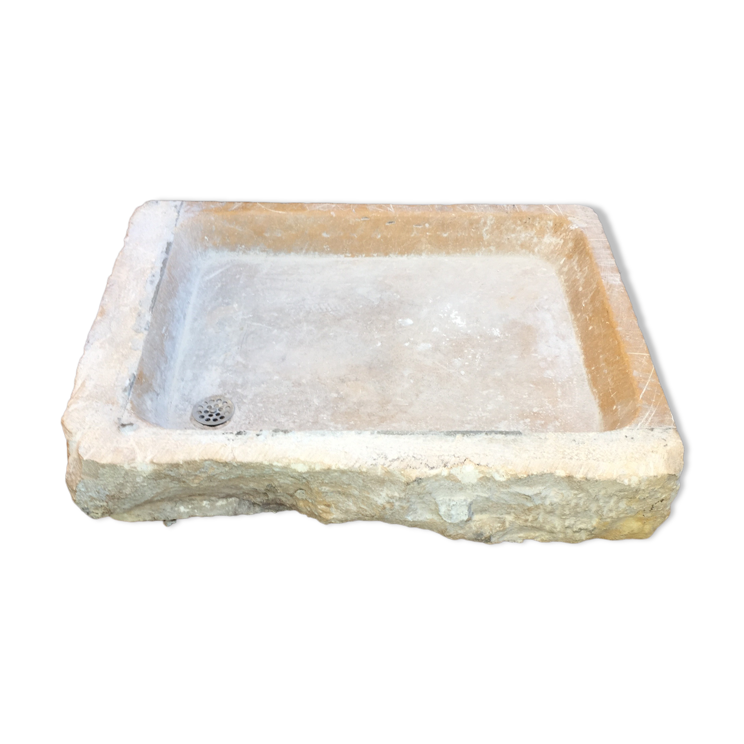 Dressed stone sink