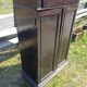 Sideboard 2 doors 1 drawers in blackened wooden support height