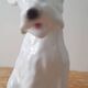 Vintage ceramic terrier