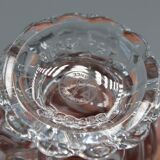 Old crystal toothpick holder signed baccarat, bamboo tors white model