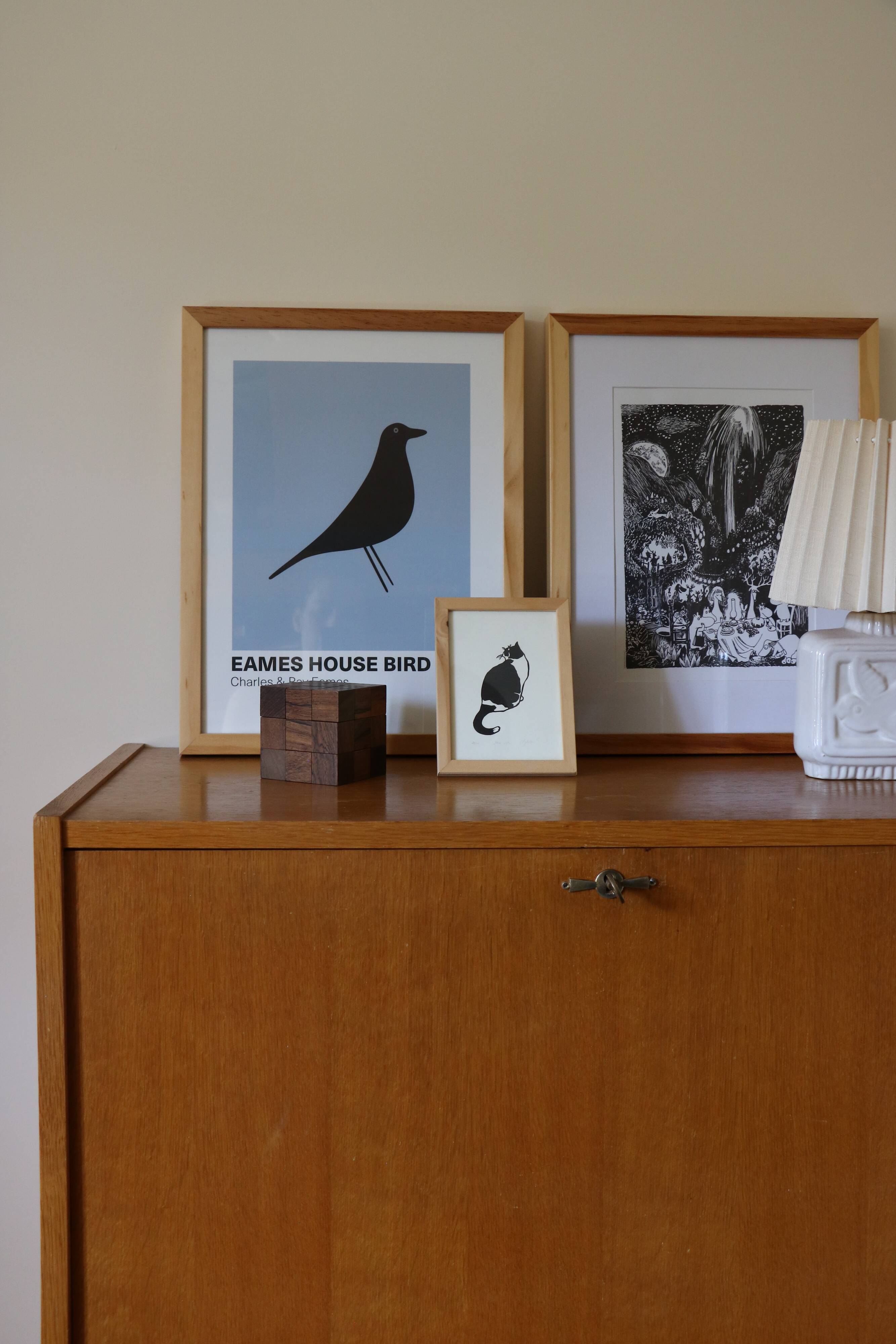 Secretary, 3-drawer chest, 1960
