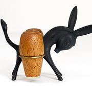 Set of salt and pepper shakers donkey Walter Bosse, Herta Baller, Austria, 1950s