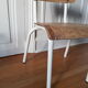 Chaise d'école vintage