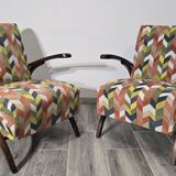 Art Deco Armchairs by Jindrich Halabala