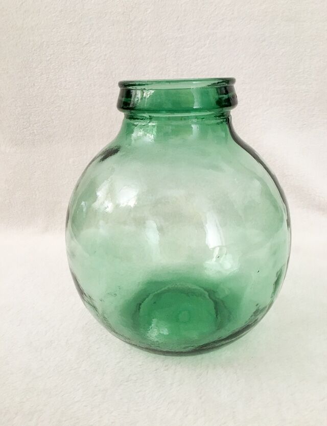 Bonbonne ronde verte