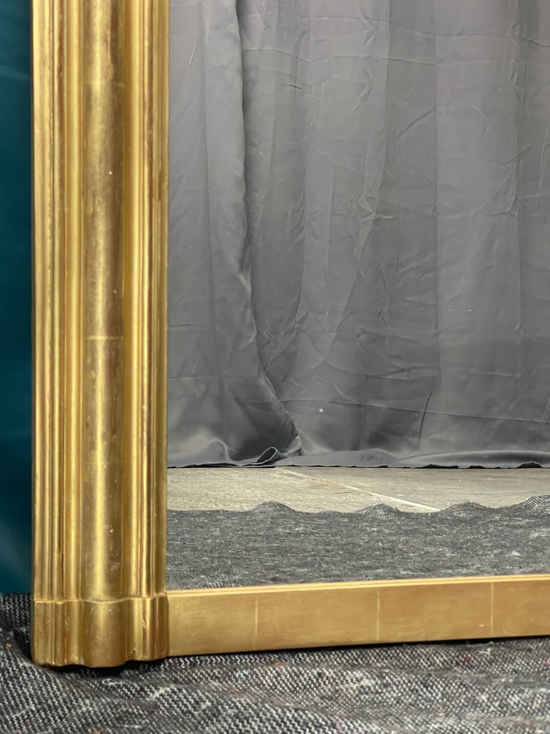 Large old 19th century mirror high 177 x 104.5 cm very good condition