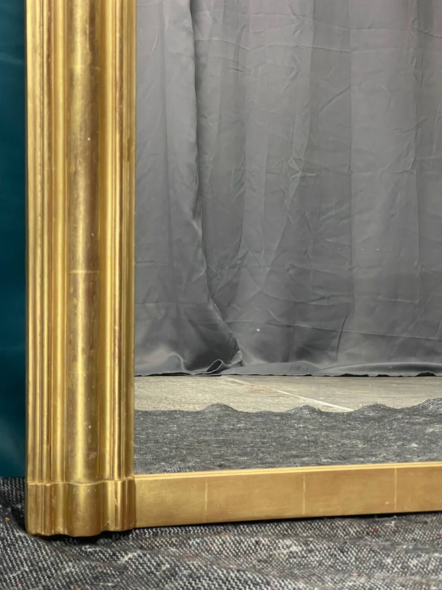 Large old 19th century mirror high 177 x 104.5 cm very good condition