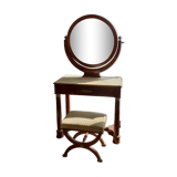 mahogany and marble empire dressing table