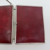 Triptych barber mirror with chain with clasp 1930s 40s