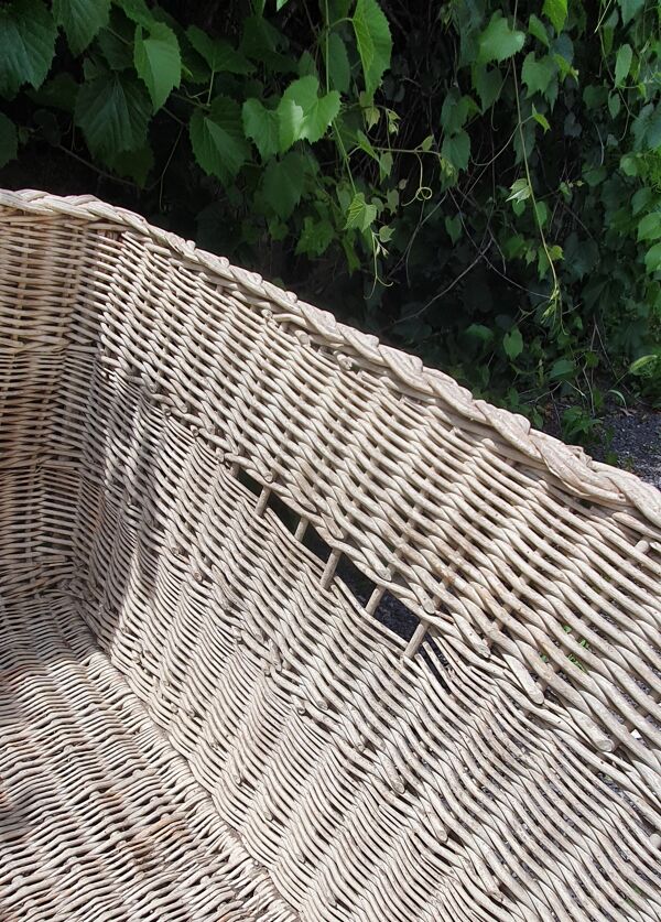 Berceau panier rotin