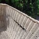 Rattan basket cradle