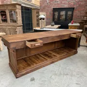 Oak counter from the early 20th century.
